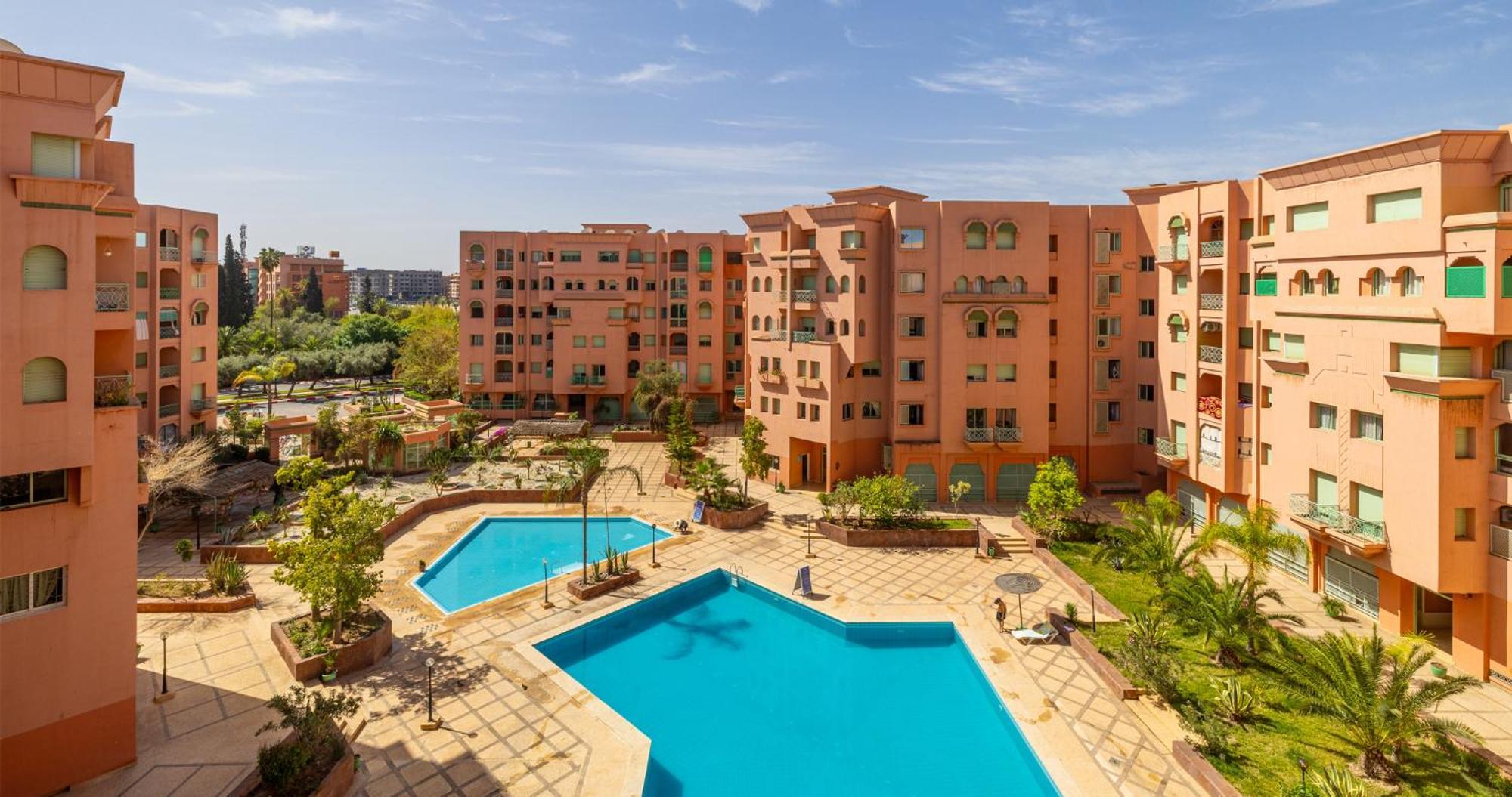 Charming 2-Bed Oasis Pool View Marraquexe Exterior foto