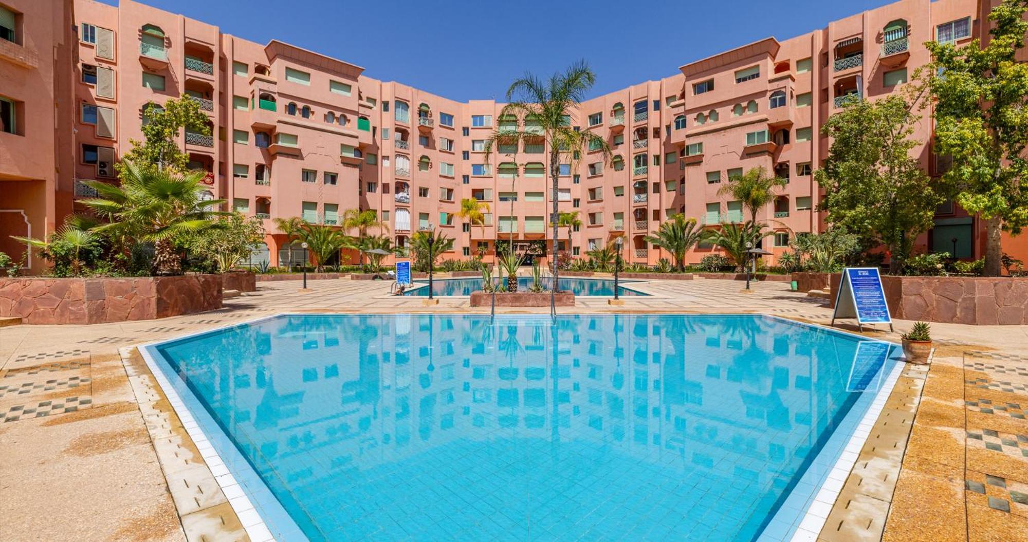 Charming 2-Bed Oasis Pool View Marraquexe Exterior foto